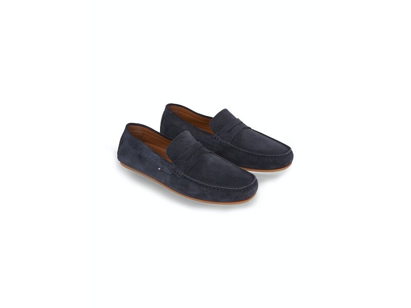 Tommy Hilfiger - Casual Hilfiger Suede Driver - FM0FM04998/DW5 - Desert Sky 