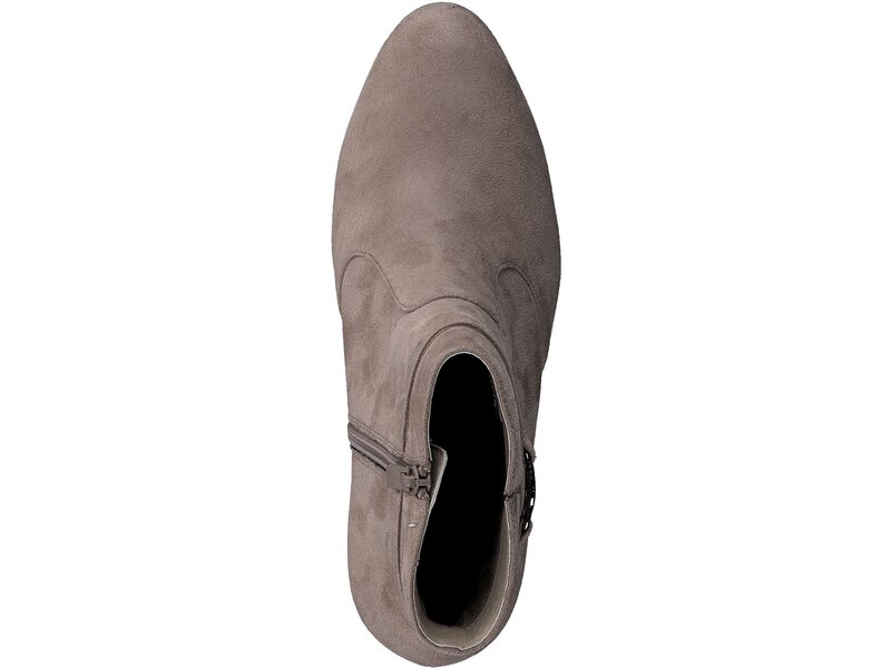 Tamaris - High Heel Ankle Boots - Beige 