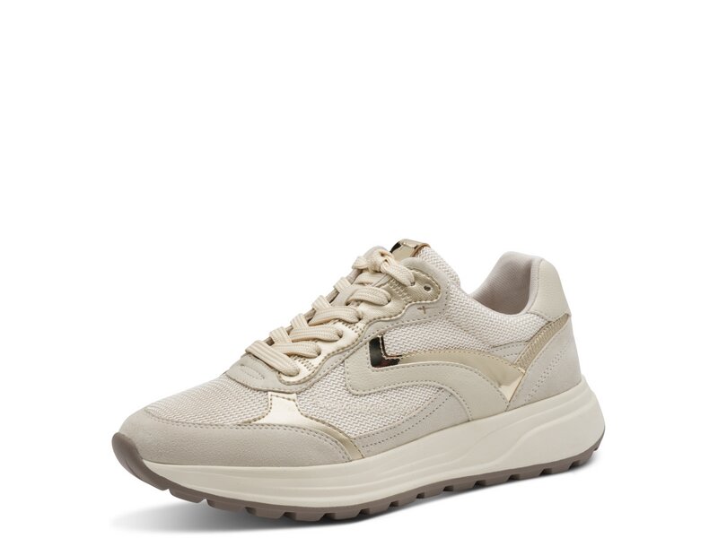 Tamaris - Schn&uuml;rschuh - Beige 
