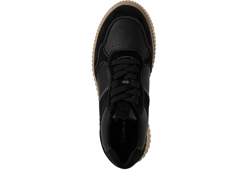 Tamaris - Schnürschuhe - Schwarz 