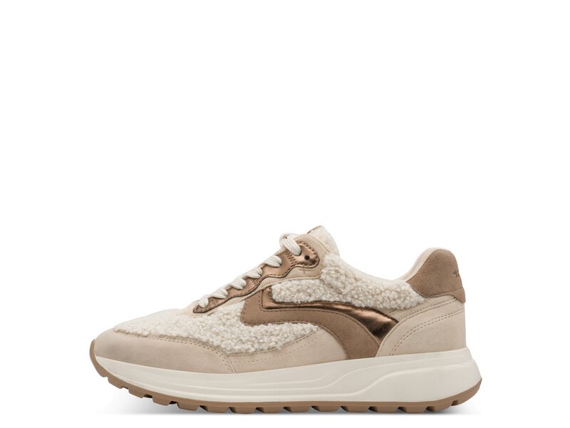 Tamaris - Schn&uuml;rschuh - Beige 
