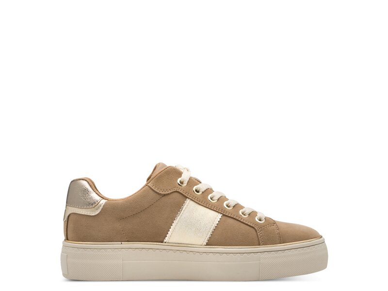 Tamaris - Schn&uuml;rschuh - Beige 