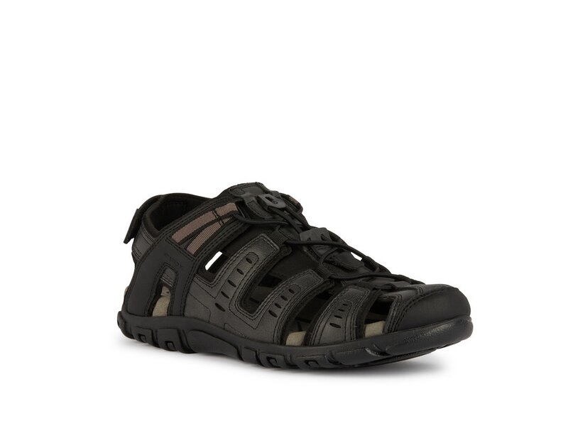 Geox - U4524C-000Me/C9999 - Uomo Sandal Strada - Schwarz 