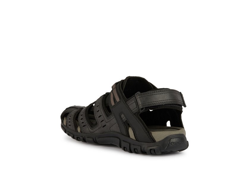 Geox - U4524C-000Me/C9999 - Uomo Sandal Strada - Schwarz 