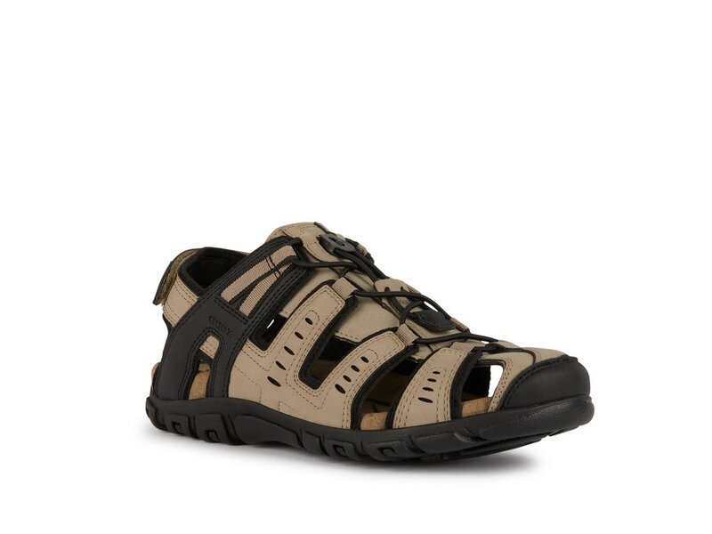 Geox - U4524C-000Ek/C6738 - Uomo Sandal Strada - Grau 