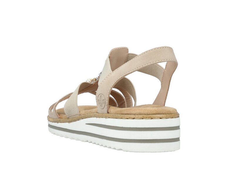 Rieker - Sandalen - Beige 