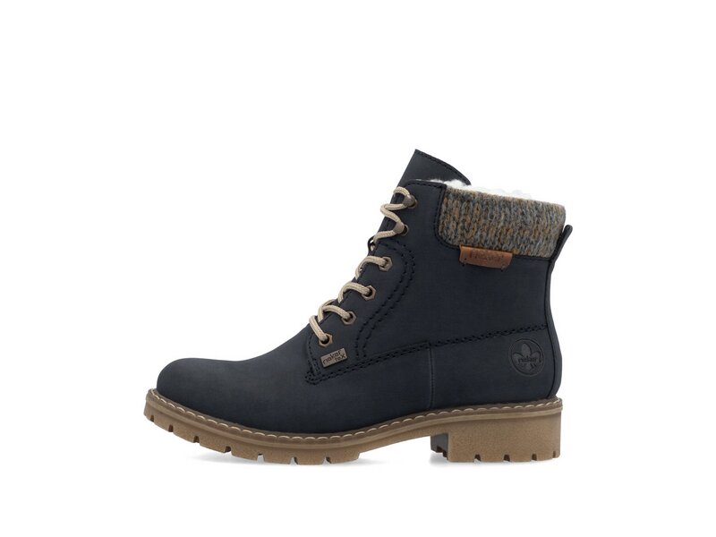 Rieker - Stiefel: Ambor/Knit - Blau 