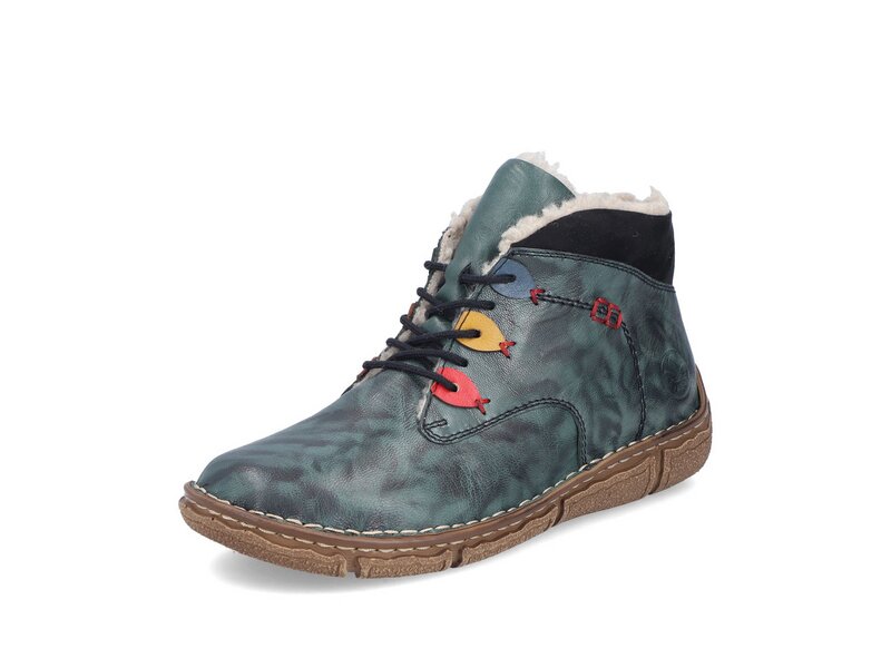Rieker - Stiefel: Outback/Guana - Grün 