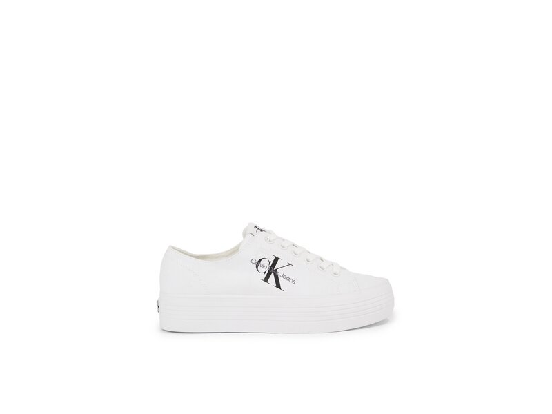 Calvin Klein - VULC FLATFORM ESSENTIAL MONO - YW0YW01030YBR - Weiß 