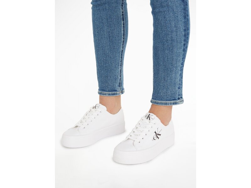 Calvin Klein - VULC FLATFORM ESSENTIAL MONO - YW0YW01030YBR - Weiß 