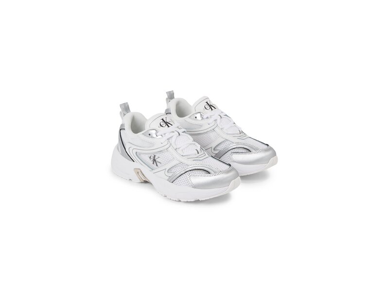 Calvin Klein - RETRO TENNIS LOW LACE MH ML MR - YW0YW0138101V - Wei&szlig; 
