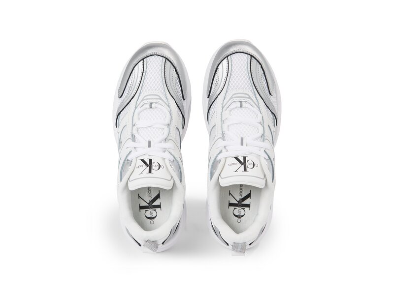 Calvin Klein - RETRO TENNIS LOW LACE MH ML MR - YW0YW0138101V - Wei&szlig; 