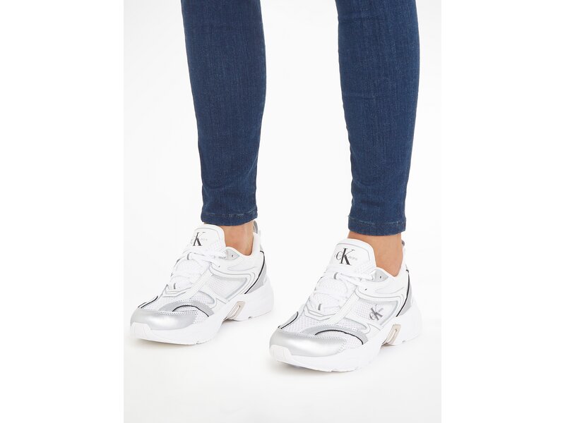 Calvin Klein - RETRO TENNIS LOW LACE MH ML MR - YW0YW0138101V - Wei&szlig; 