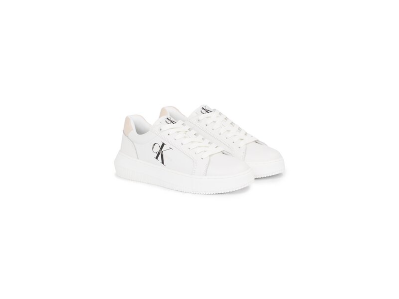 Calvin Klein - CHUNKY CUPSOLE MONO LTH WN - YW0YW00823/0LA - Weiß 