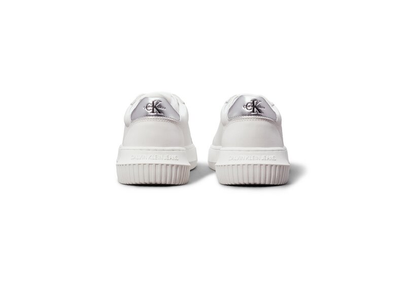 Calvin Klein - CHUNKY CUPSOLE LACEUP LTH ML MTL - YW0YW01476/0K9 - Weiß 