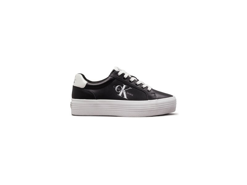 Calvin Klein VULC FLATFORM LACEUP LTH - YW0YW01474/0GM - Schwarz 