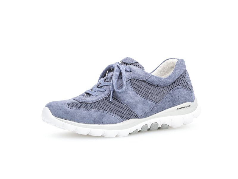 Gabor - Schnürhalbschuhe - Blau 